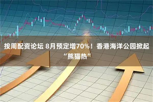 按周配资论坛 8月预定增70%！香港海洋公园掀起“熊猫热”